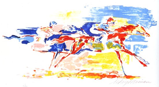 Leroy Neiman Swiss Race